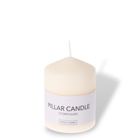 CANDELA 7X9CM AVORIO